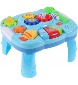 Интерактивна образователна маса 2 в 1 MalPlay - Морски обитатели