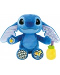 Интерактивна плюшена играчка Clementoni Baby Disney - Stitch, със звуци и дрънкалка