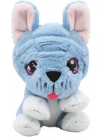 Интерактивна плюшена играчка CuteKins Woof Runts - Френски булдог, 13 cm  