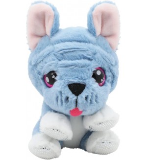 Интерактивна плюшена играчка CuteKins Woof Runts - Френски булдог, 13 cm  