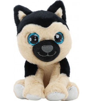Интерактивна плюшена играчка CuteKins Woof Runts - Немска овчарка, 13 cm 
