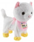Интерактивна плюшена играчка Felyx Toys Lovely Pet - Коте за разходка с калцуни