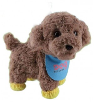 Интерактивна плюшена играчка Felyx Toys Lovely Pet - Куче за разходка с калцуни