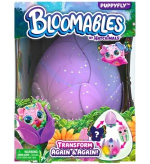 Интерактивна плюшена играчка Hatchimals Bloomables - Puppyfly, лилава Интерактивна плюшена играчка Hatchimals Bloomables - Puppyfly, лилава