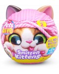 Интерактивна плюшена играчка Zuru Pets Alive - Smitten Kittens S2, асортимент