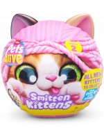 Интерактивна плюшена играчка Zuru Pets Alive - Smitten Kittens S2, асортимент