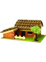 Сглобяем модел Domus Kits - Къща с истински тухли, комплект за начинаещи 4