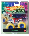 Бъги Hot Wheels Monster Trucks Glow in the Dark - Gotta Go, 1:64