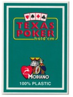 Карти Modiano Poker Index Casino - зелен гръб