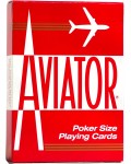 Карти за игра Aviator - Poker Standard index син/червен гръб