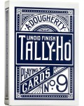 Карти за игра Bicycle - Tally Ho Circle Back покер син/червен гръб