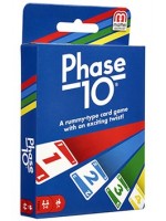 Карти за игра Mattel - Uno, Phase 10