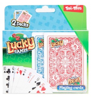Карти за игра Toi Toys - Lucky Games, 2 броя