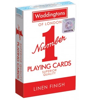 Карти за игра Waddingtons - Classic Playing Cards (червени)