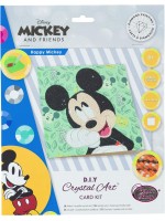 Картичка диамантен гоблен Craft Buddy - Мики маус