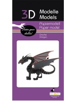 Картонен 3D модел за сглобяване Fridolin - Дракон