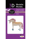 Картонен 3D модел за сглобяване Fridolin - Еднорог