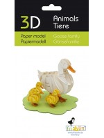 Картонен 3D модел за сглобяване Fridolin - Гъска Картонен 3D модел за сглобяване Fridolin - Гъска