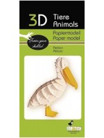 Картонен 3D модел за сглобяване Fridolin - Пеликан Картонен 3D модел за сглобяване Fridolin - Пеликан