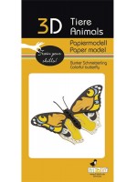 Картонен 3D модел за сглобяване Fridolin - Пеперуда Картонен 3D модел за сглобяване Fridolin - Пеперуда