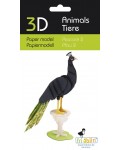 Картонен 3D модел за сглобяване Fridolin - Птица паун