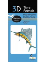 Картонен 3D модел за сглобяване Fridolin - Риба меч Картонен 3D модел за сглобяване Fridolin - Риба меч