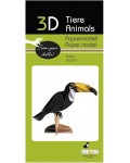 Картонен 3D модел за сглобяване Fridolin - Тукан