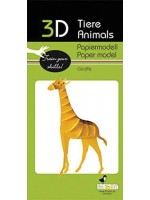 Картонен 3D модел за сглобяване Fridolin - Жираф Картонен 3D модел за сглобяване Fridolin - Жираф