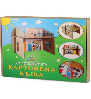 Картонена къща Top Kids - 3D модел