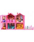 Къща за кукли MalPlay - Lovely House с 6 стаи, обзавеждане и фигурки, 136 части