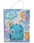 Касичка прасенце Boti Pocket Money Piggies - Синя, с аксесоари