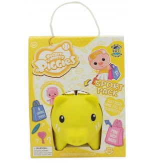 Касичка прасенце Boti Pocket Money Piggies - Жълта, с аксесоари