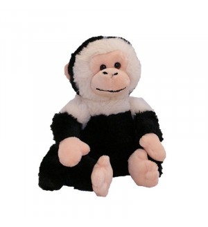 Keel Toys Плюшена маймуна Черно и бяло
