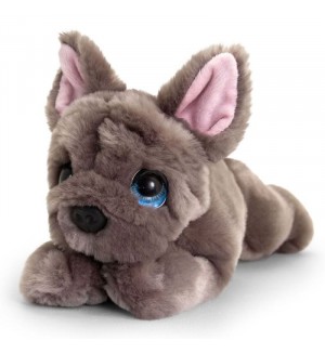 Keel Toys Плюшено легнало куче Френски булдог 25 см.