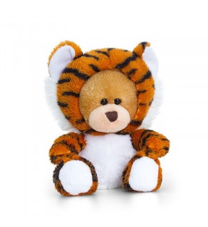 Keel Toys Плюшено мече с костюм на тигър