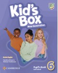 Kid's Box New Generation Level 6 Pupil's Book with eBook British English / Английски език - ниво 6: Учебник с код