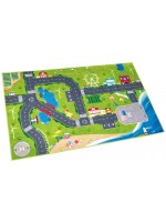Килимче за игра Hape International - Железопътен път