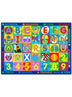 Килимче за игра Melissa & Doug - Букви и цифри