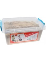 Кинетичен пясък Bigjigs - В пластмасова кутия, 5 kg 