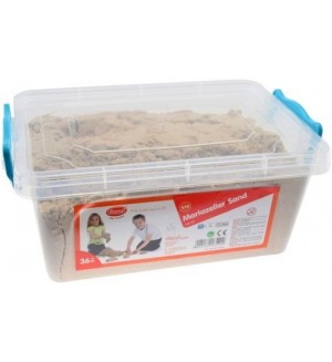 Кинетичен пясък Bigjigs - В пластмасова кутия, 5 kg 
