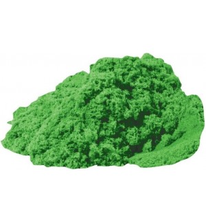 Кинетичен пясък Bigjigs - Зелен, 500 грама