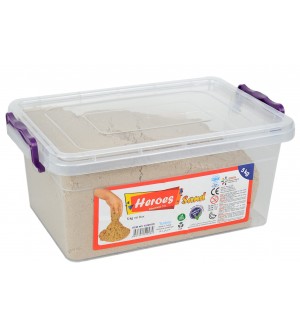 Kинетичен пясък Heroes - 5 kg, бежов