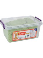 Kинетичен пясък Heroes - 5 kg, зелен