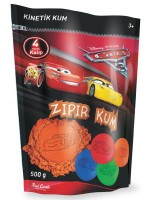 Кинетичен пясък Heroes - Колите 3, оранжев цвят (500 g)