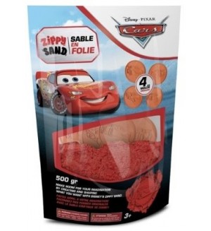 Кинетичен пясък Red Castle - Disney Cars 3, червен, 500 g