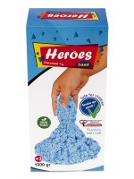  Кинетичен пясък в кутия Heroes – Син цвят, 1000 g