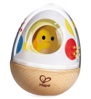 Клатеща се дървена играчка HaPe International - Пиле