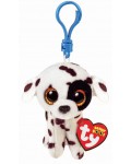 Ключодържател TY Toys Beanie Boos - Далматинец Luther, 8.5 cm
