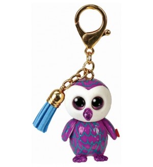 Ключодържател TY Toys Mini Boos - Лилава сова Moonlight Ключодържател TY Toys Mini Boos - Лилава сова Moonlight