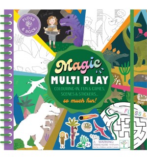 Книжка с дейности Floss and Rock - Mулти игри, Дино